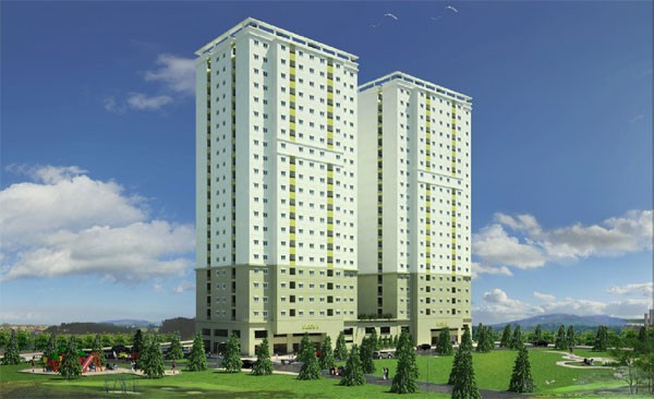 Phối cảnh tổng thể dự án CTI Tower