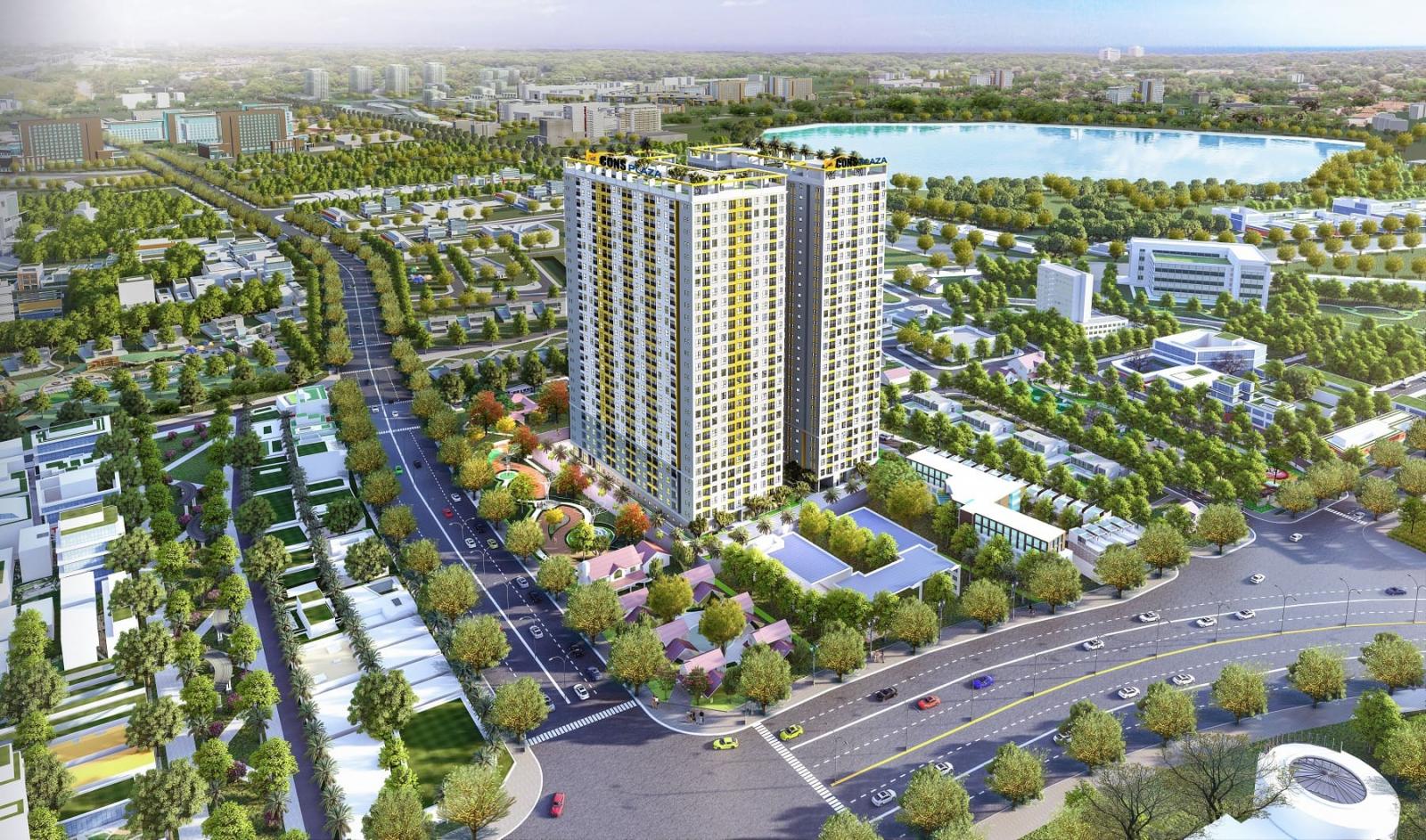 Phối cảnh tổng thể dự án Bcons Plaza