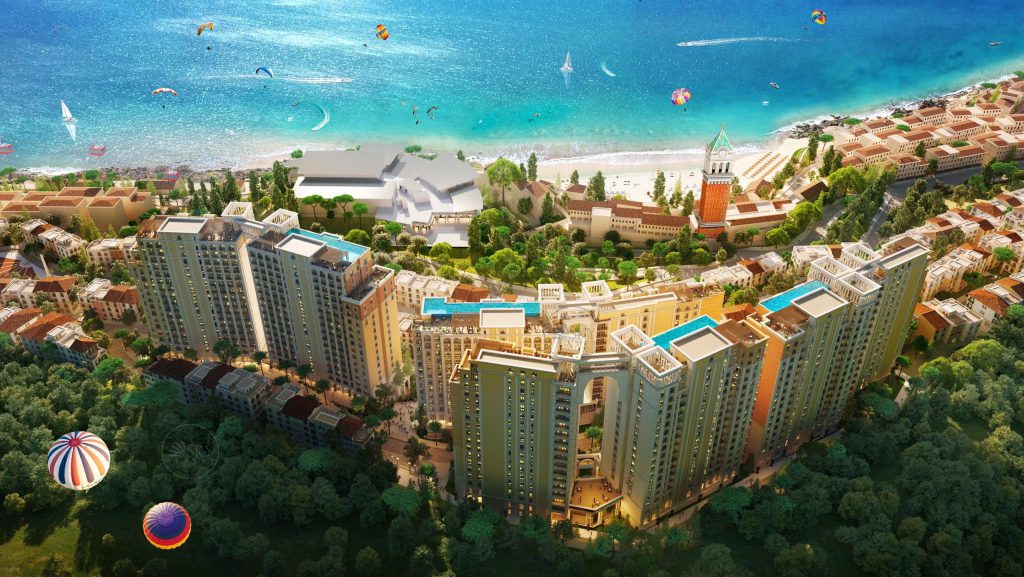 Phối cảnh tổng thể dự án Sun Grand City Hillside Residence