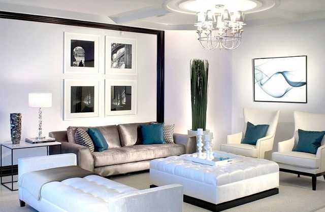 sắc xanh kết hợp đen trắng