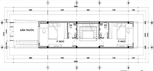 thiết kế mẫu nhà 4 tầng