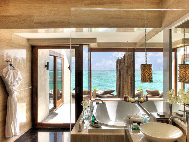 Phòng tắm tại Vivanta by Taj Coral Reef 