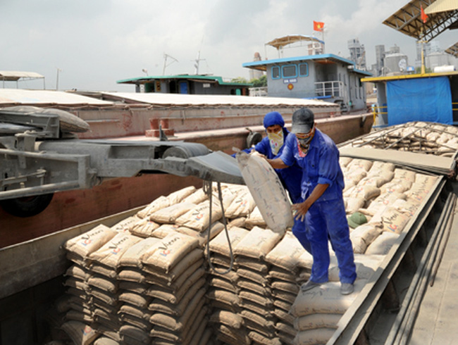 Sản lượng tiêu thụ xi măng