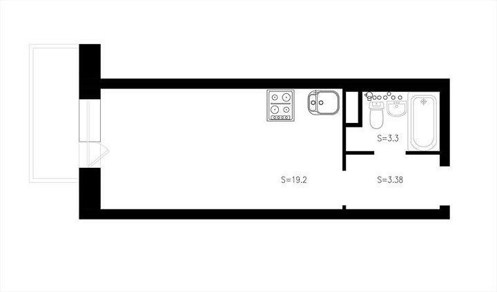 căn hộ 25m2