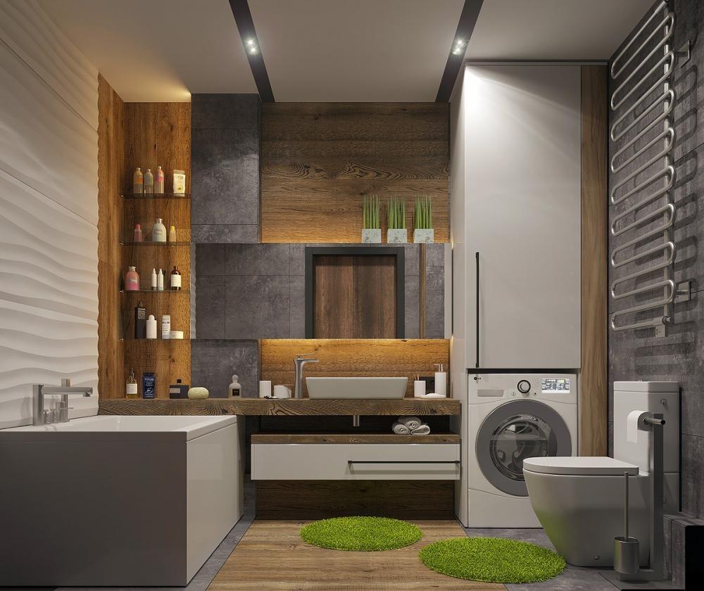 thiết kế phòng tắm phong cách Ấn Độ