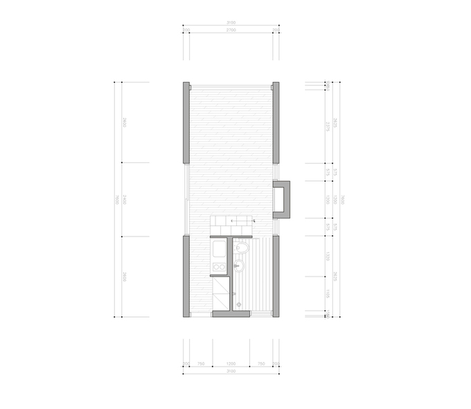 Nhà gỗ 20m2 tại Hàn Quốc