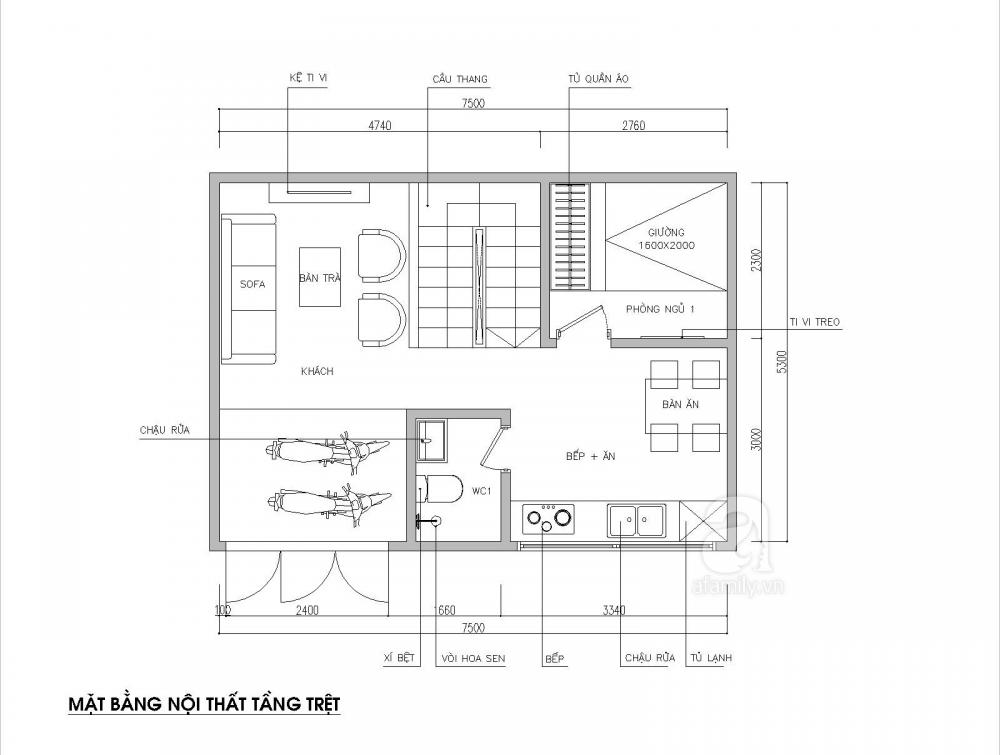 Thiết kế nhà ống