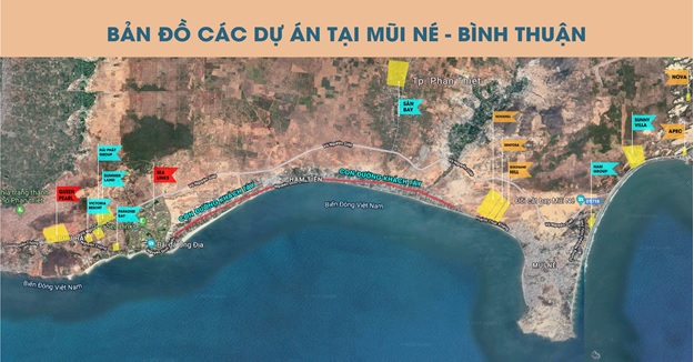 các dự án tại Mũi Né - Bình Thuận