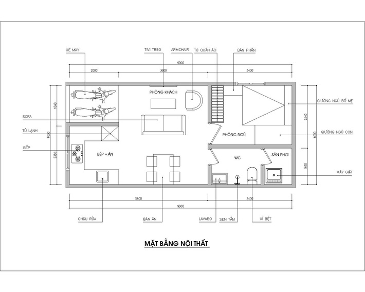 bản thiết kế nhà cấp 4