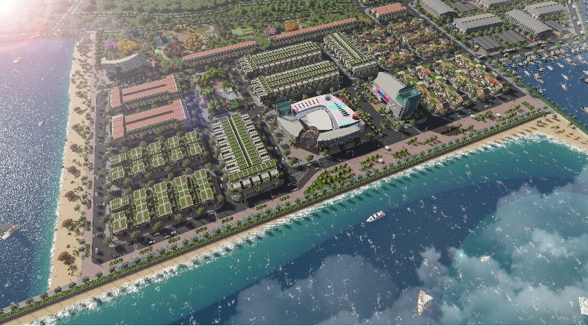KĐT lấn biển Queen Pearl Marina Complex