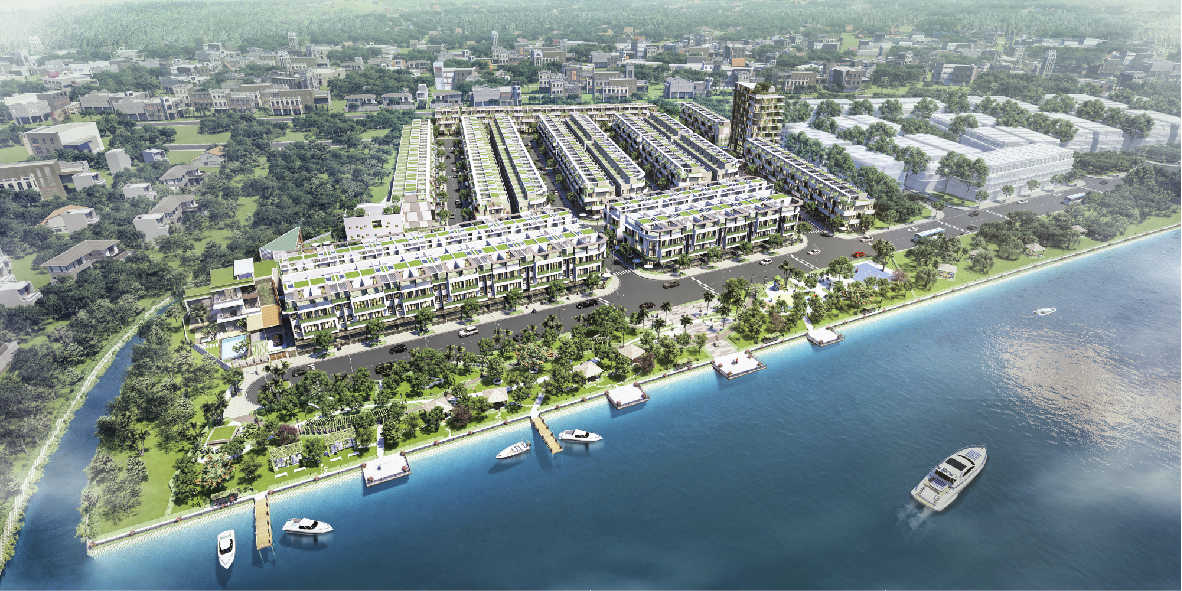 Phối cảnh tổng thể The Pearl Riverside