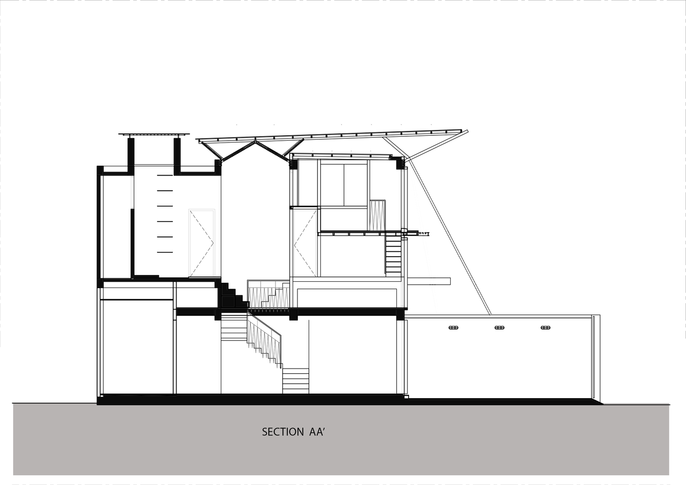 Bản vẽ thiết kế mặt cắt