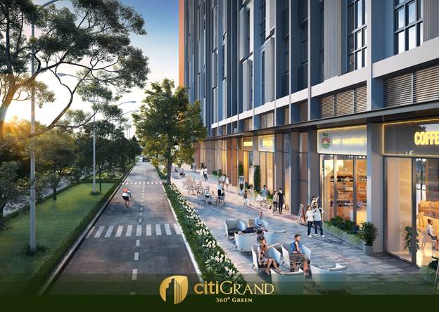 Không gian xanh tại dự án CitiGrand 