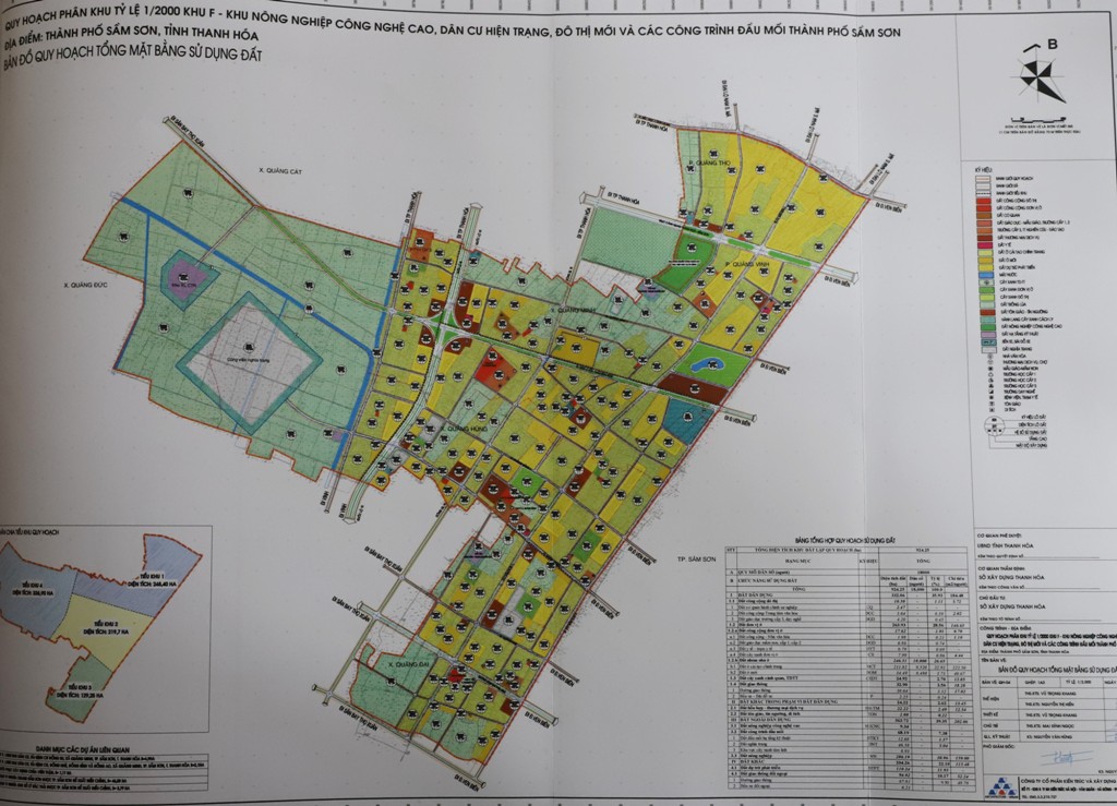 bản đồ quy hoạch khu nông nghiệp công nghệ cao tại Thanh Hóa