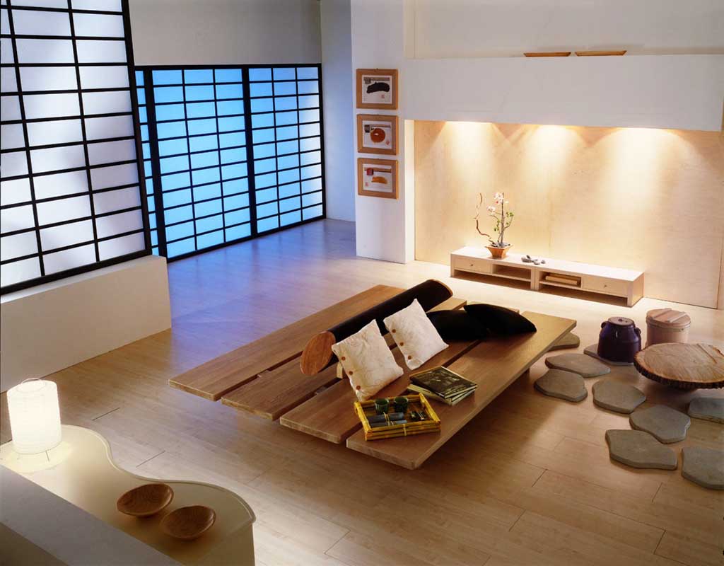 Phong cách Zen chuộng sử dụng các tông màu tự nhiên, trung tính như trắng, kem, be, nâu gỗ 