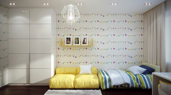 Funky kids room design