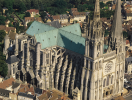                          Kiến trúc Gothic tuyệt đẹp của Nhà thờ Đức Bà Chartres, Pháp                     