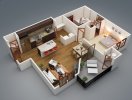                          Những mẫu căn hộ 1 phòng ngủ hiện đại cho vợ chồng trẻ                     