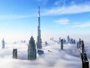                          Ấn tượng với những tòa nhà chọc trời ẩn hiện trong sương mù ở Dubai                     