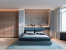                          Những mẫu phòng ngủ ấn tượng nhờ trang trí với tường bê tông                     