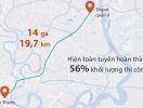                          Tuyến metro số 1 Tp.HCM mới hoàn thành 56% sau 11 năm xây dựng                     
